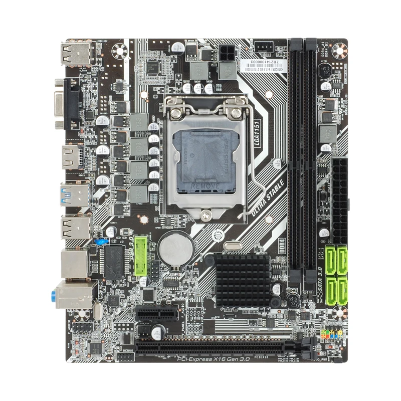 High Performance LGA 1151 Socket H310 Chipset Motherboard DDR4 2133/2400MHz 2 DIMM Support 6/7/8/9 I3 I5 I7 For Desktop