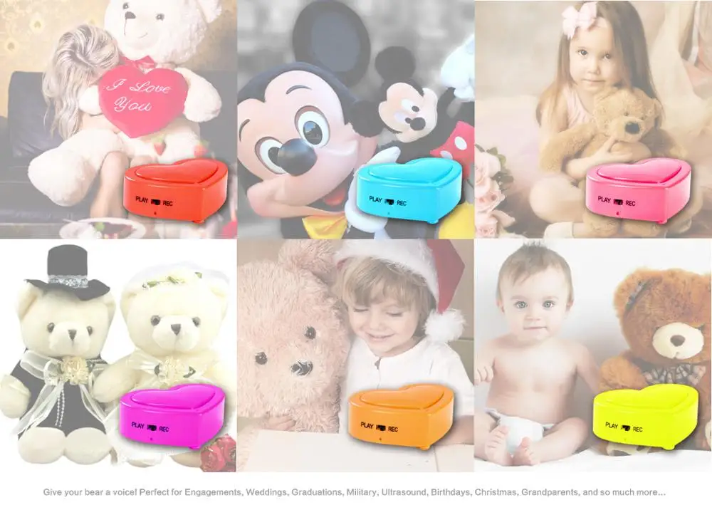 plush toys recordable voice recording module for dolls voice recorder device with play back for stuffed animal toy