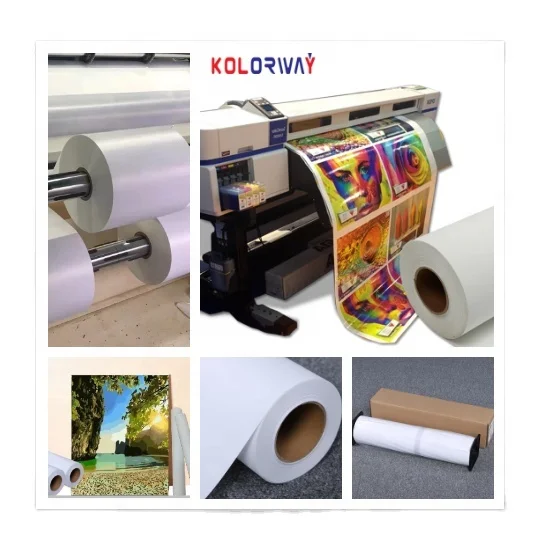 Waterproof 100% Inkjet Polyester Canvas Inkjet Painting Cloth Self Adhesive Vinyl Oil Canvas Fabric