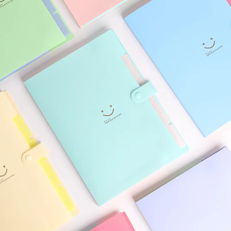 Коммерческие офисные принадлежности улыбающееся лицо ppA4 папка для файлов Smile 5 в папку мешок органов тестовая бумага высокого