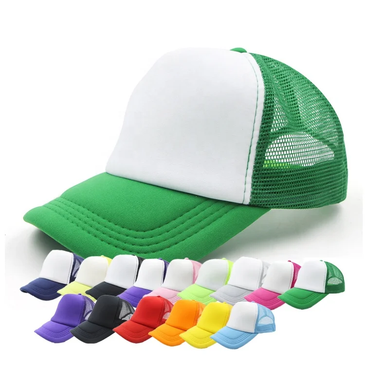 Sublimation Printed Logo custom Trucker Hat colorful popular high quality Blank sports Caps By Maximize Wear