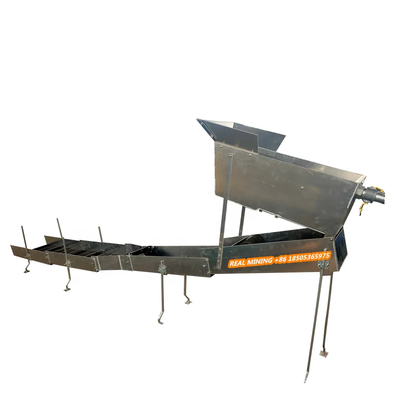 gold mining sluice box equipment gold panning sluice box