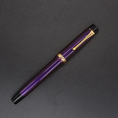 JX Wholesale manufacture office supplies luxury custom logo iridium gold tip calligraphy writing fountain pen