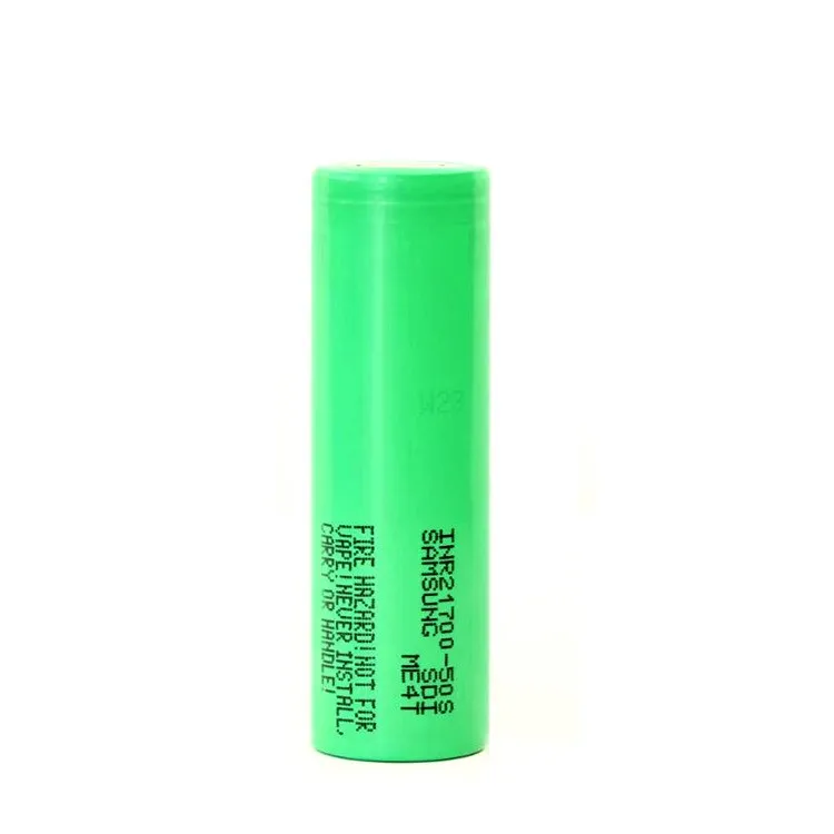 High Capacity INR 21700 50S 3.7V 5000mAh 10A  Rechargeable li-ion SDI 21700 lithium battery For SAMSUNG