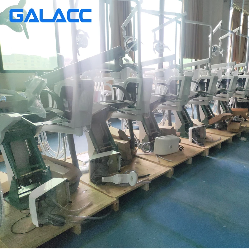 Роскошный Медицинский одобренный встроенный портативный складной набор стоматологического оборудования для стоматологической хирургии Набор стульев клиента на продажу