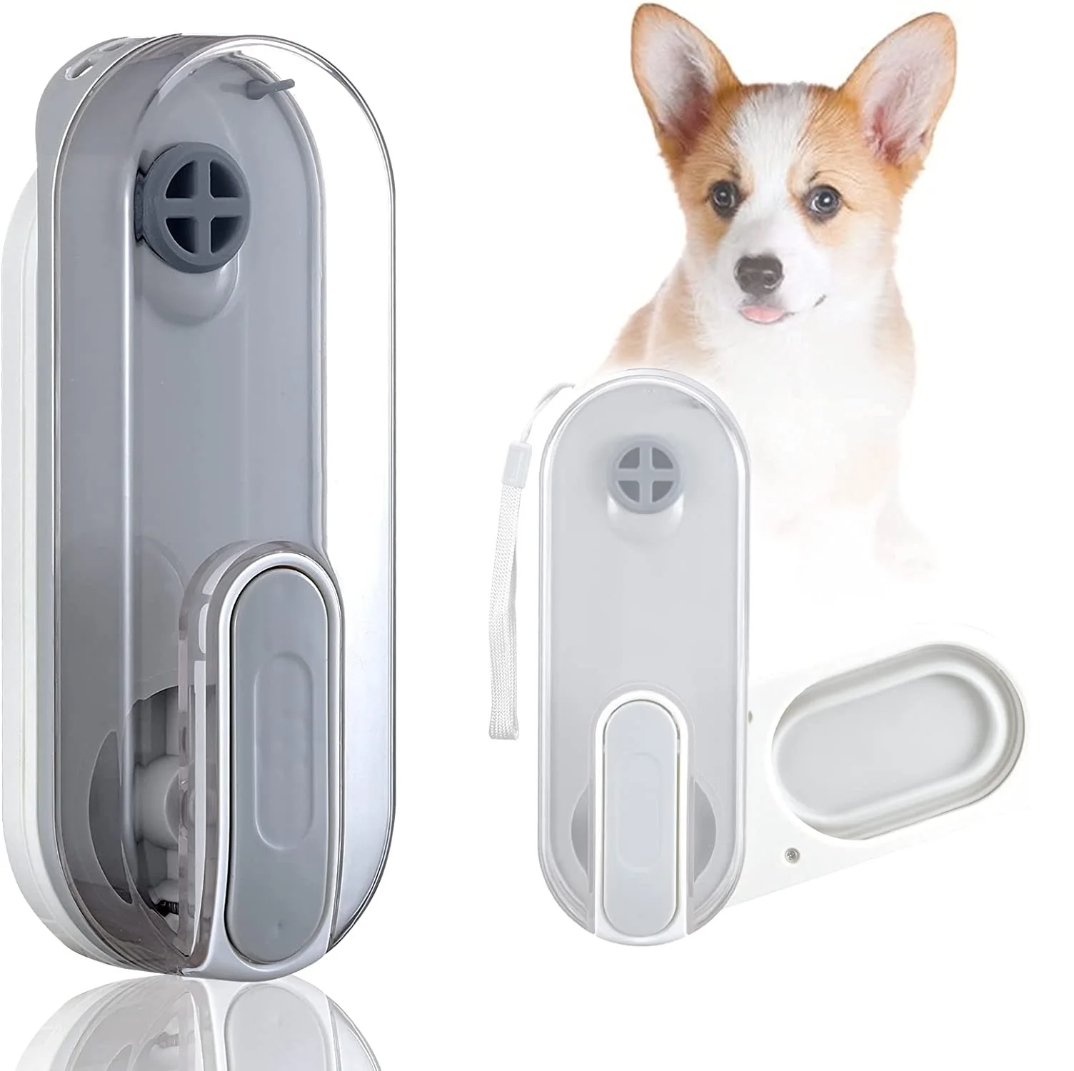 2024 New Dog Go Out Portable Cup Walking Dog Pet Travel Folding Water Cup Collapsible Foldable Pet Dog Drinking Water Bottle