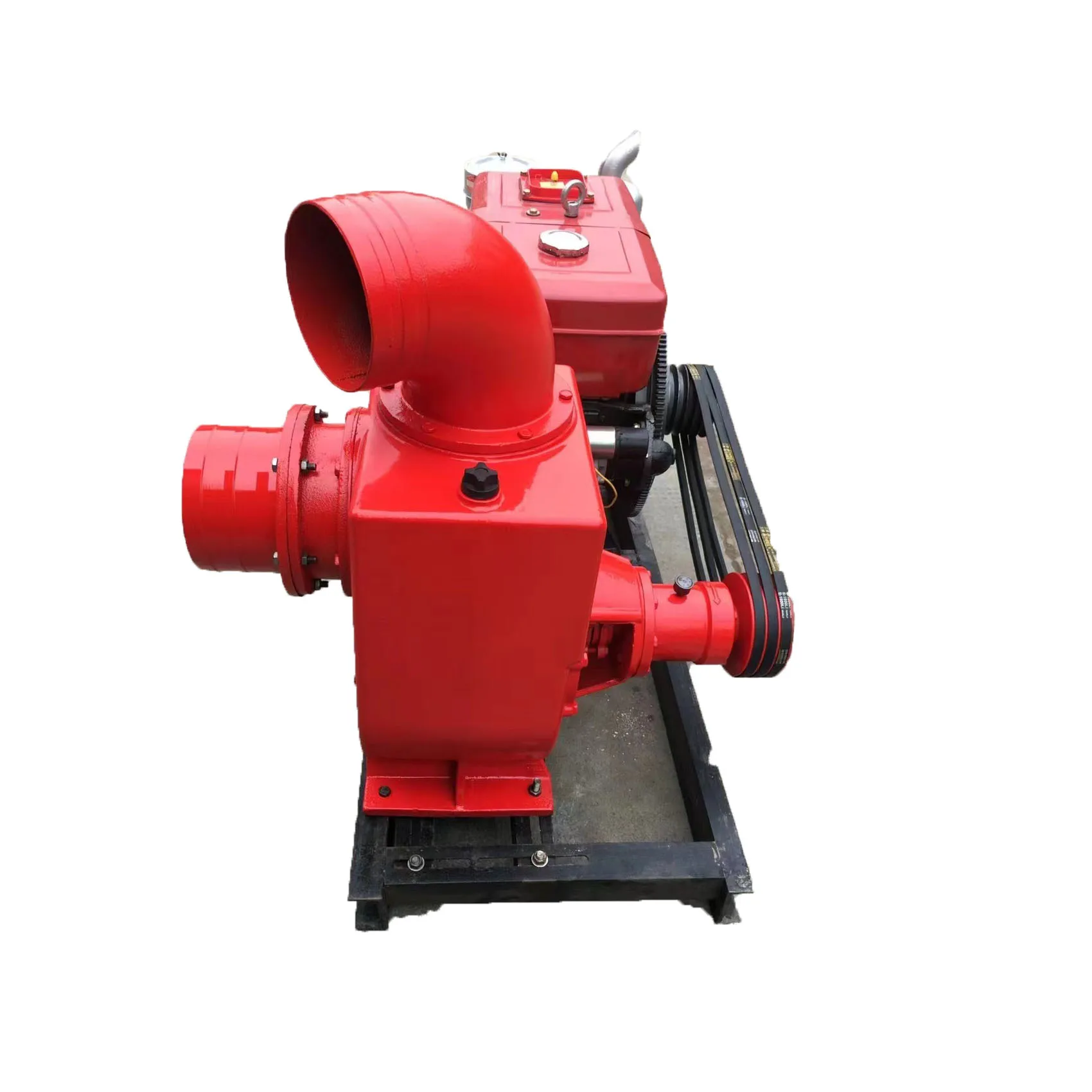 Movable Emergency Diesel Engine Self Priming Flood Control Dewatering Industry Irrigation Water Pump