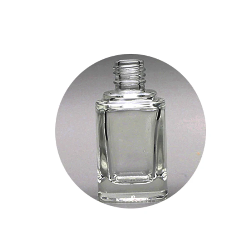 13ml clear nail polish glass bottle FD1952 OEM private logo glass cosmetic bottle 13/415 neck empty Nail polish glass bottle