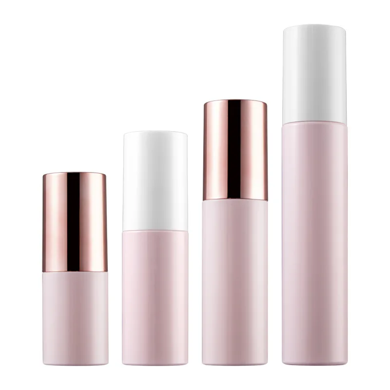 New spot pink lotion bottle 30ml 50ml 60ml 80ml spray bottle with cover