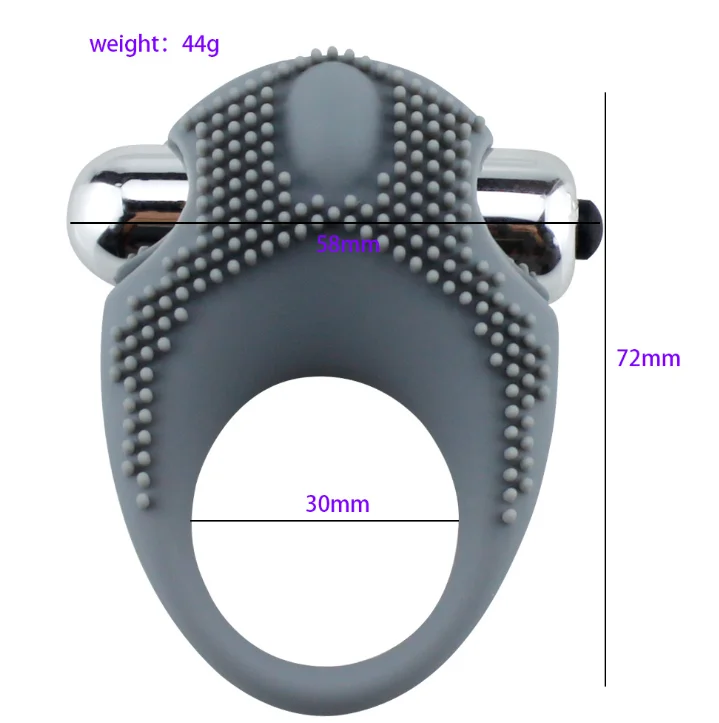 Factory Price Delay Ejaculation Sex Toys Silicon Vibrating Cock Ring For For Man