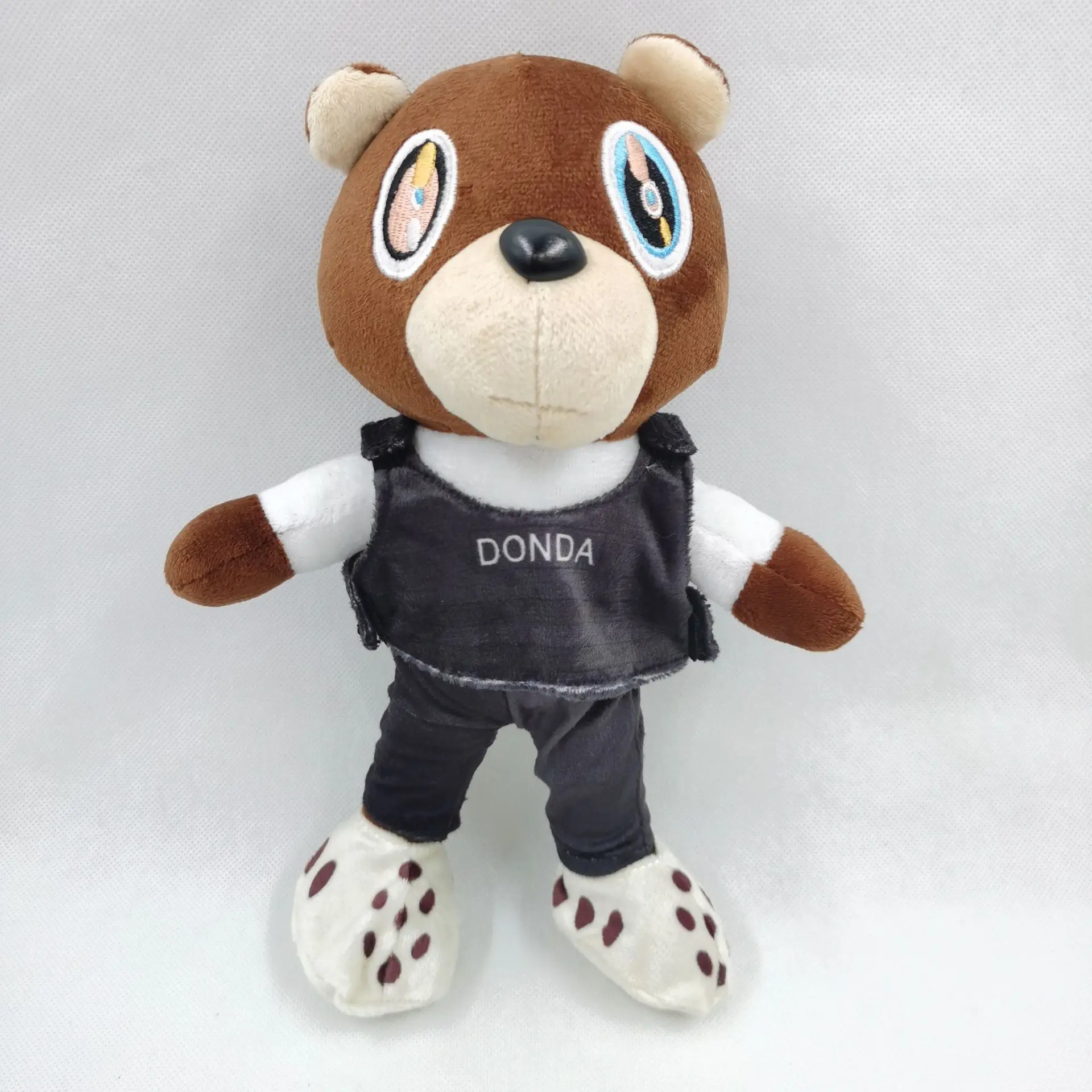 26CM Kanye West Teddy Bear Plush Doll Stuffed Animals Dropout Bear Gifts and Decoration