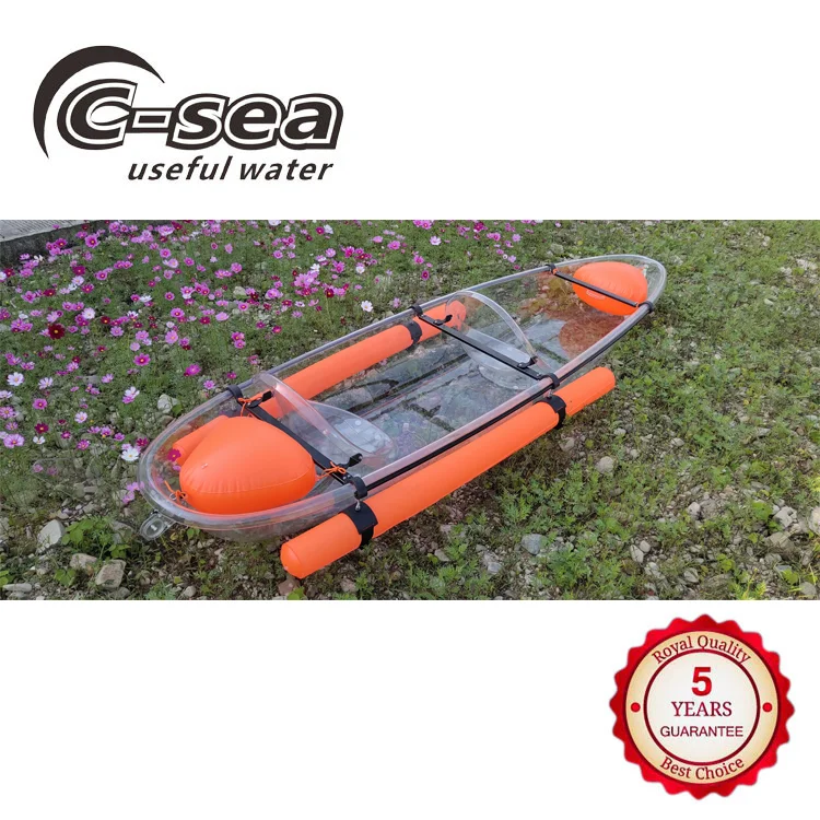 Двойной прозрачный каяк для продажи