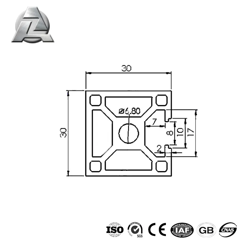 T slot competitive different size price machine guards structural framing system aluminum profile