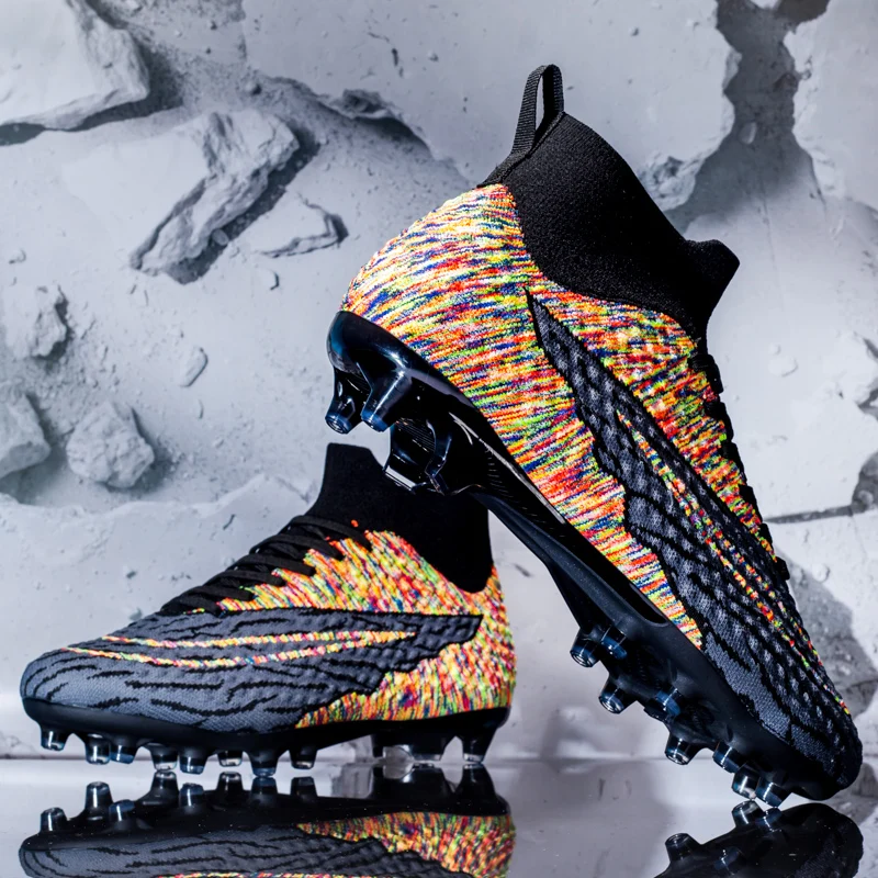 Wholesale Football Boots For Men New High Ankle Cut Soccer Cleats Custom Soccer Boots Men