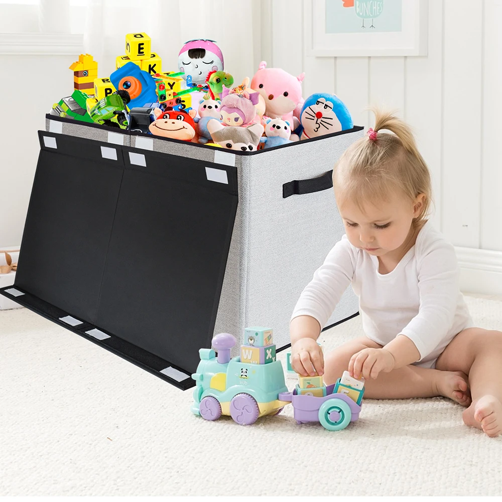 Most Popular Top Quality Stand Collapsible Storage Box Organizers for Kids Toys Organization