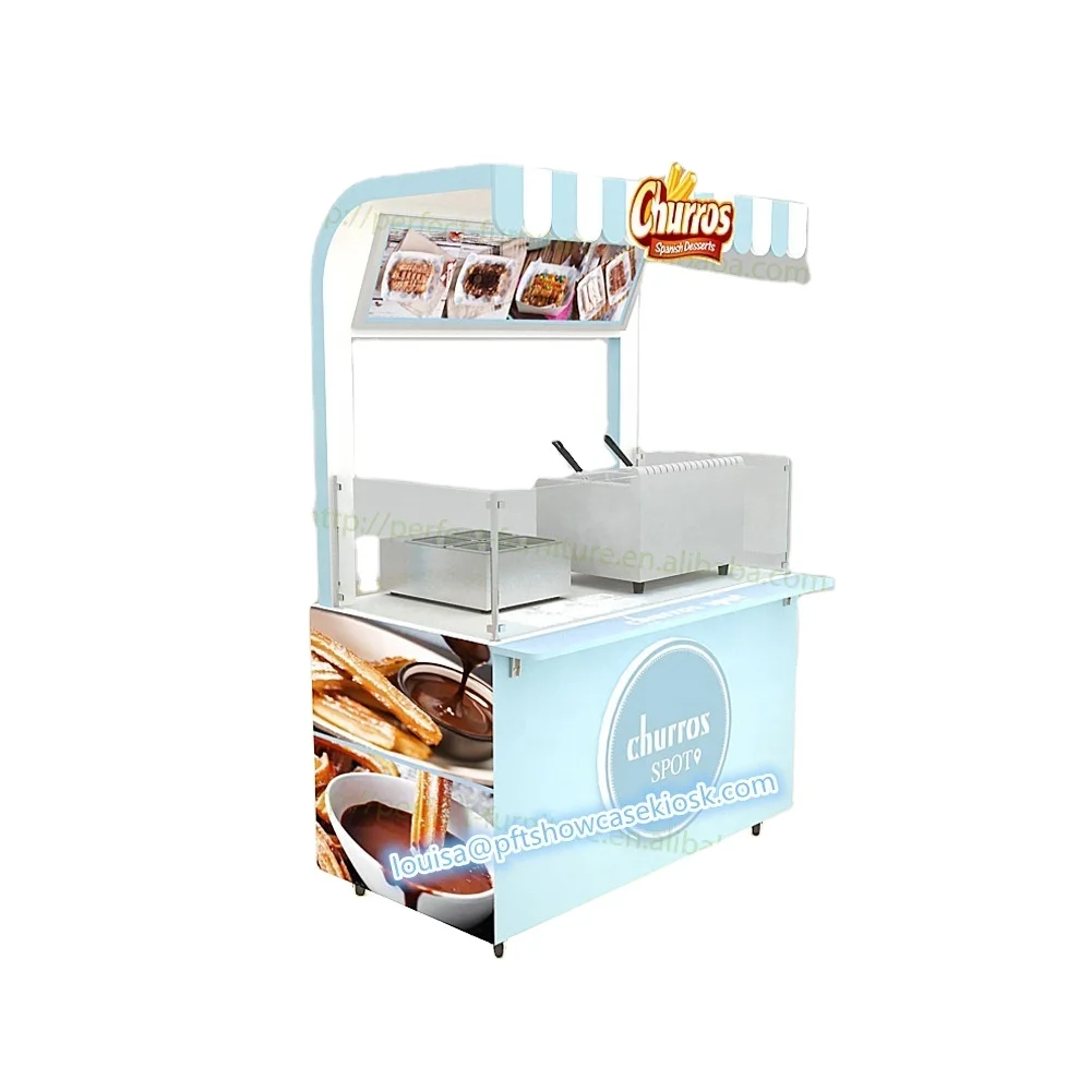 hot selling mobile coffee cart with wheels