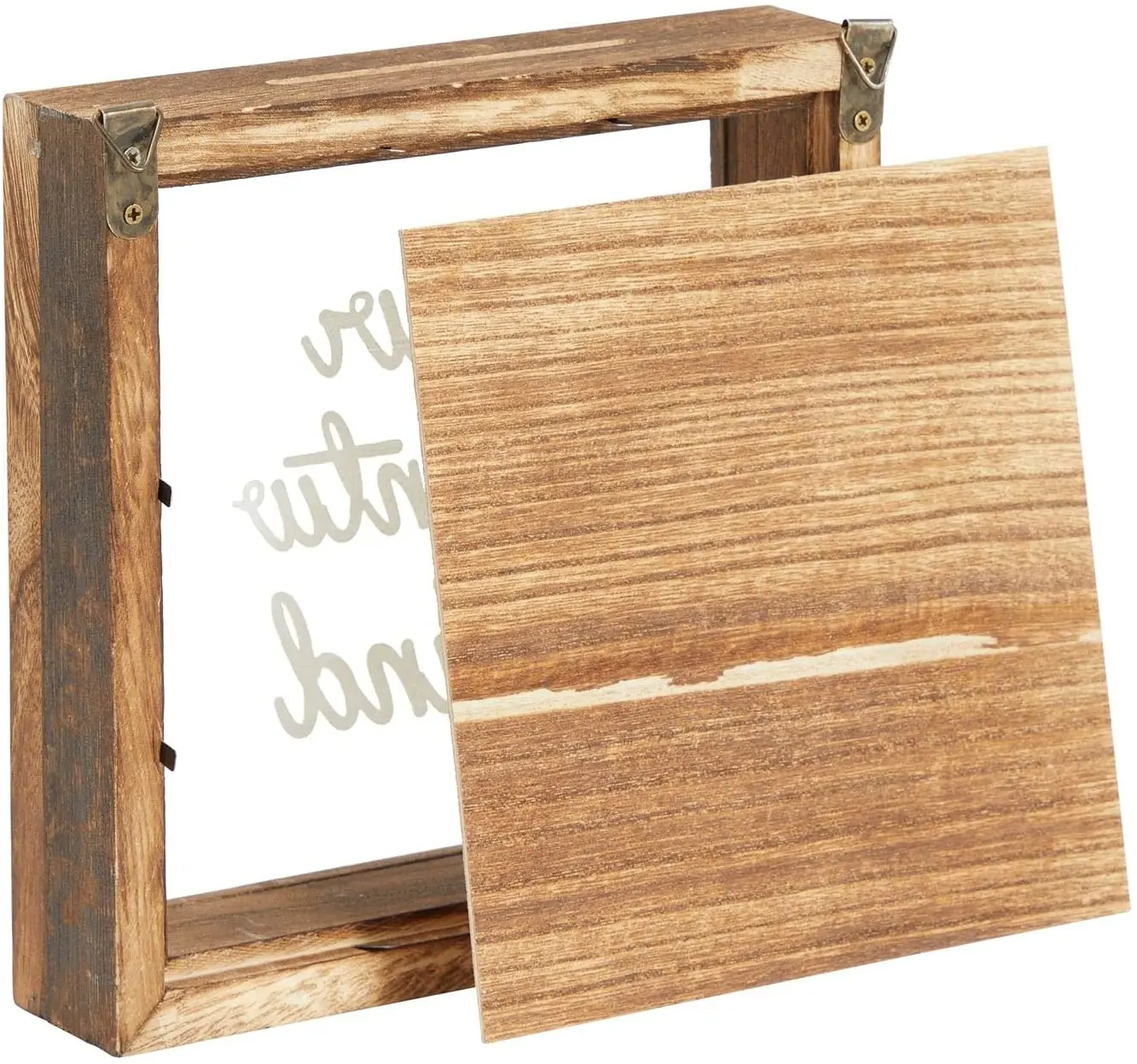 Adventure Fund Black Shadow Box Frame Adventure Wooden Bank wooden piggy bank for gift