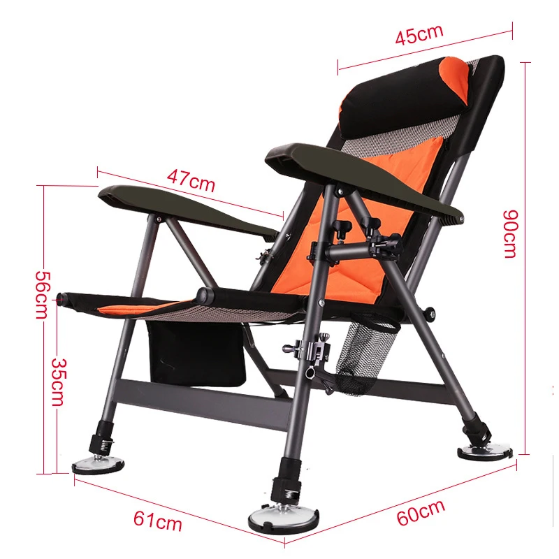 
china wholesale chairs cheap easy carry durable black folding fishing chair 