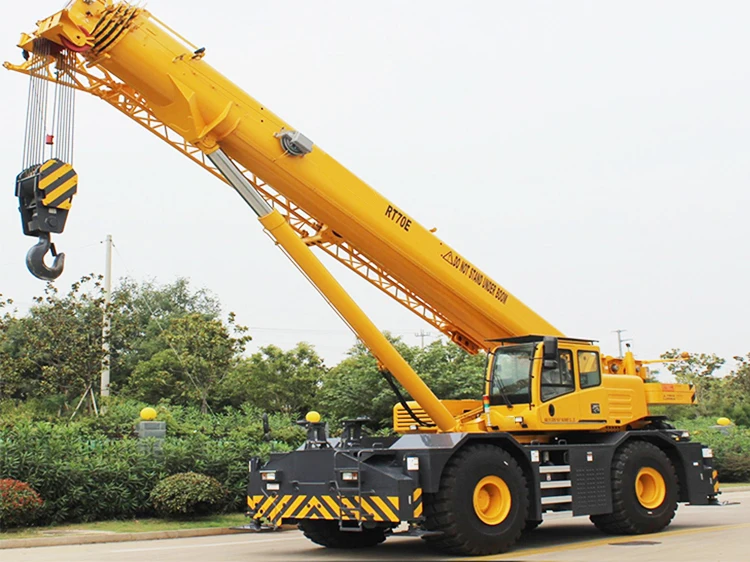 Китайский Топ Новый дешевый 25ton 50ton 70ton 75ton 85ton 100ton кран пересеченной местности RT70E