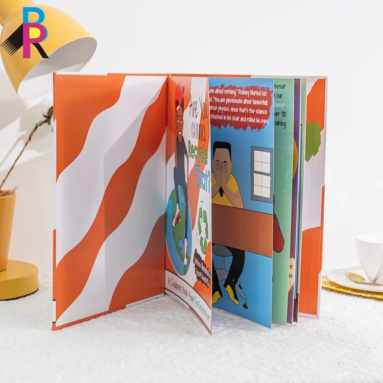Custom Children Cardboard Book Printing Story Book Printing Service