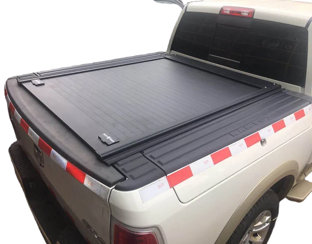 Easy install electric retractable pickup tonneau cover truck bed roller lid tonneau cover for  DODGE RAM BOX