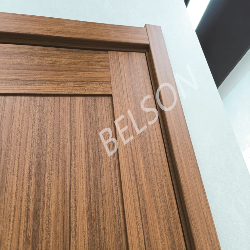 Factory Wholesale Popular WPC Door Bedroom Interior Wood Door For Houses Interior Wooden Doors