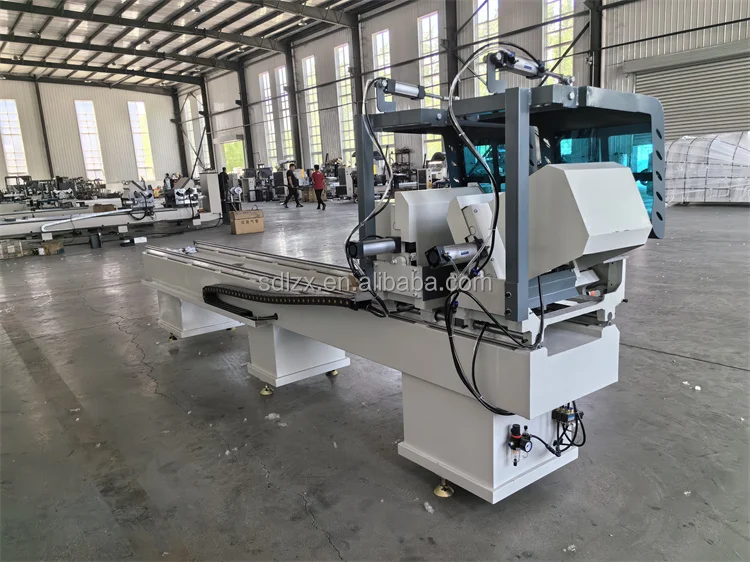 2024 new design upvc double head cutting saw window and door making machine pvc windows machines