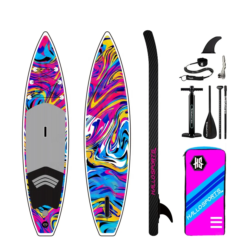 Hallosports HST06 OEM ODM new design sup board inflatable stand up paddle board surfboard tabla padel surf water sp