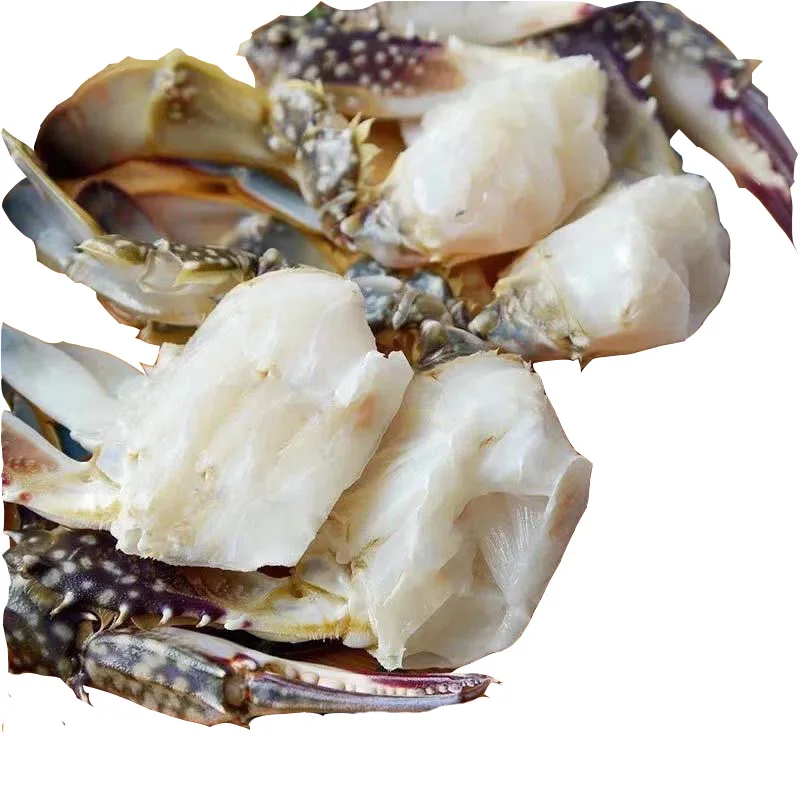 High quality halved frozen crab cut crab meat fresh seafood