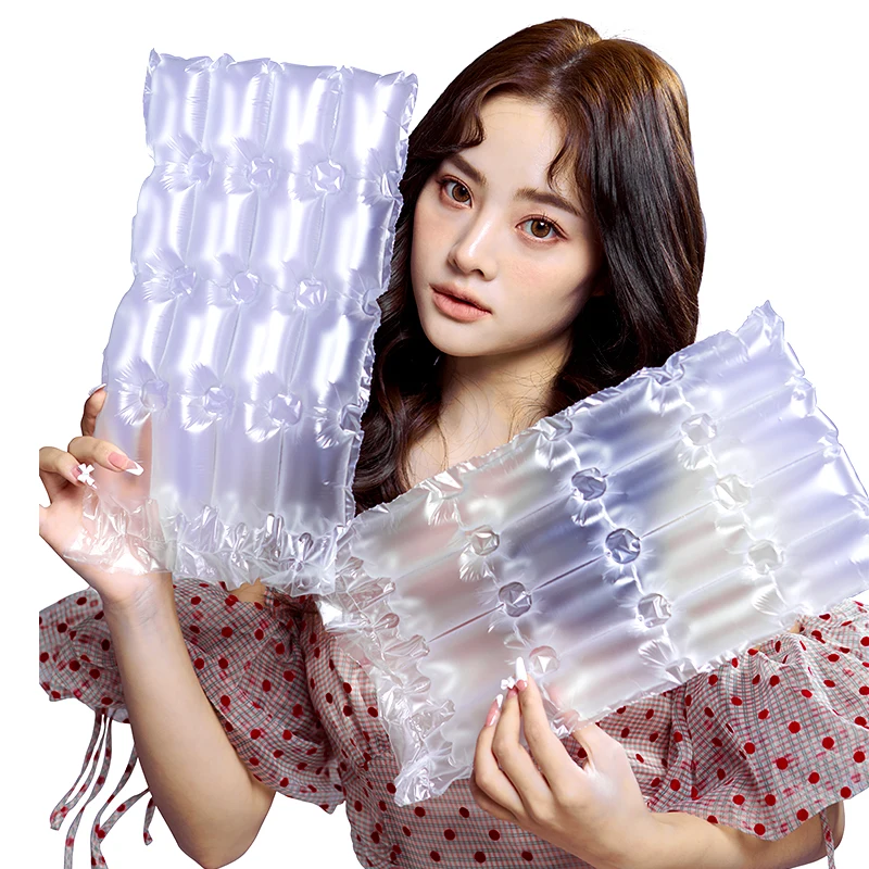 Protection Wrap Packaging Inflatable Air Cushion Bubble Film For Cosmetic Gift box Fruit packaging