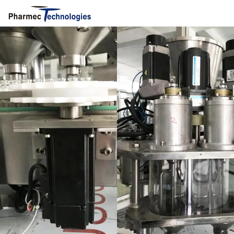 Pharma Powder Auger Filling Machine Injectable Vial Powder Filling Line