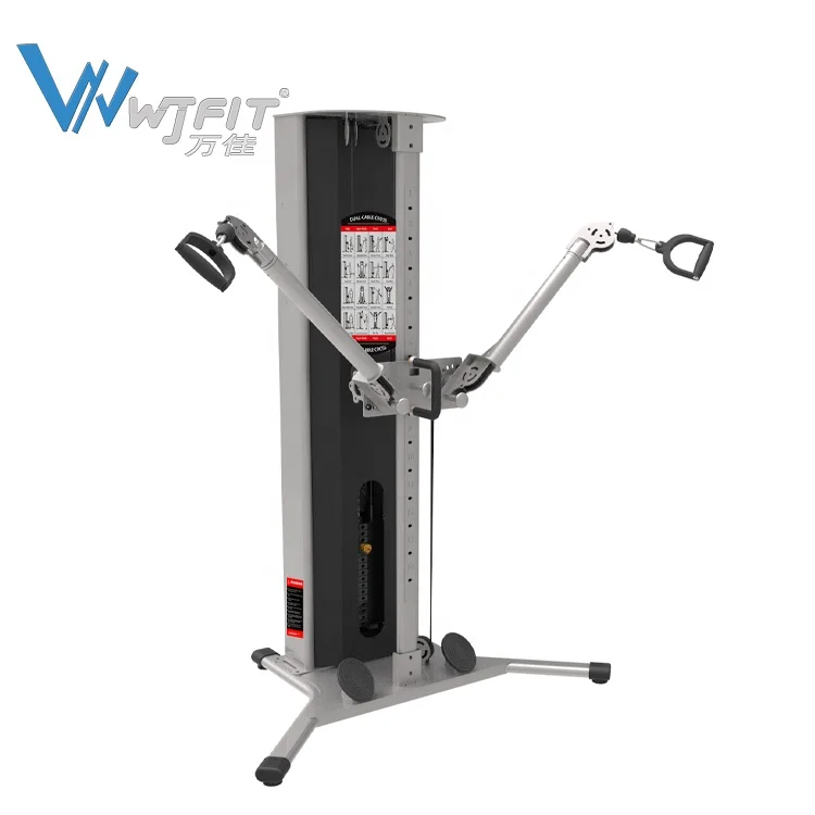 
Multi Functional Trainer Tower Function Trainer With Arms Cable Crossover Machine Wall Mounted Dual Cable Home Gym 