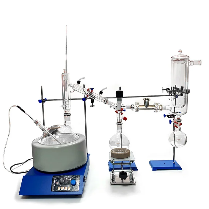 Short Path Distiller Equipment 5L Fractional Distillation Kits