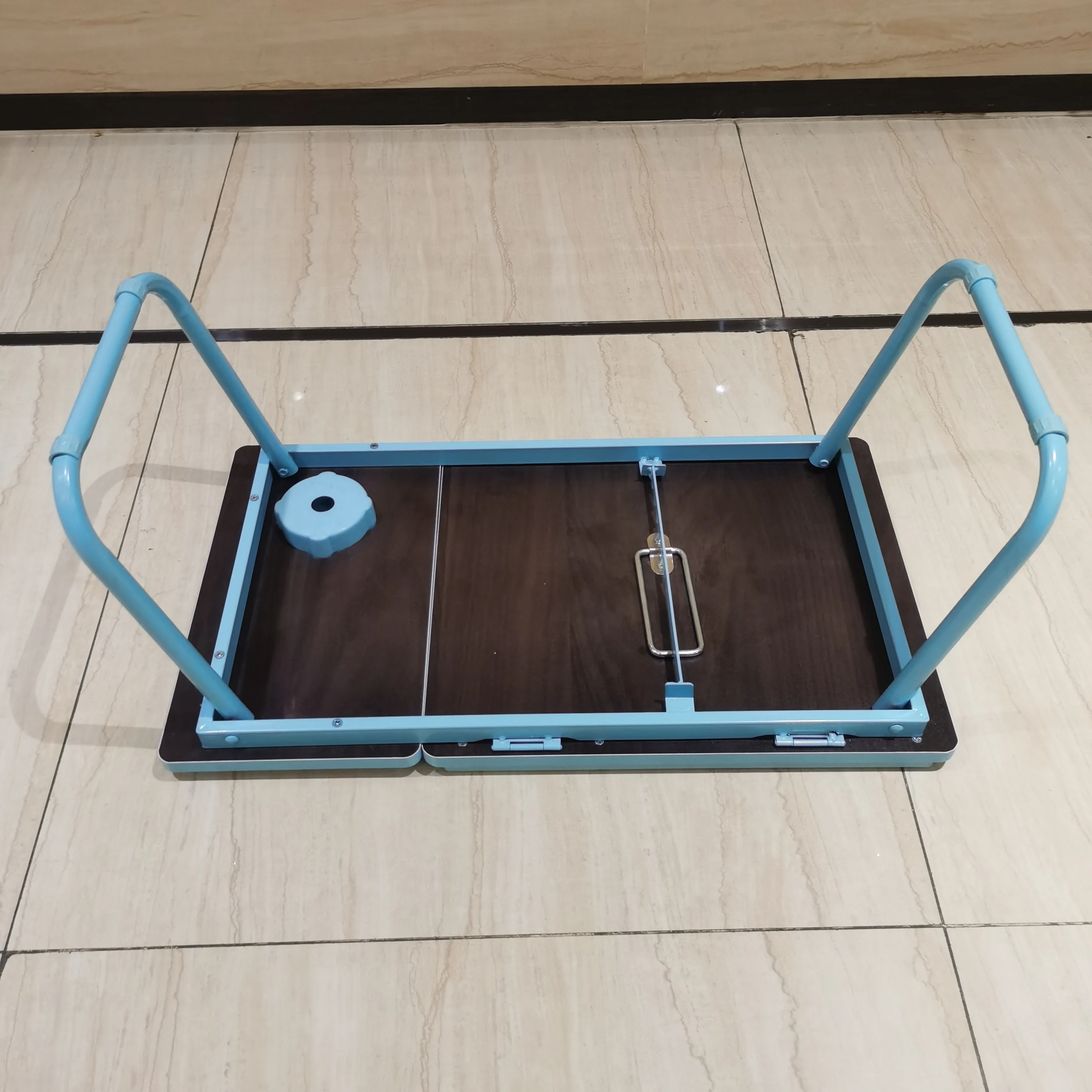 Portable Laptop Bed Tray Table Notebook Stand Reading Holder with Foldable Legs & Cup Slot for Beds