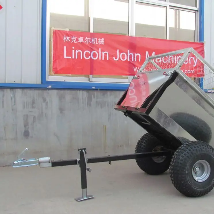 Best Selling Tipping Farm Cart Utilityforestry Avt Log Trailer Atv Timber trailer parts With Crane