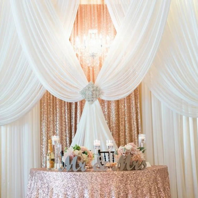 Long Curtain for Backdrop Drape Wedding Event Party Backdrop Curtains