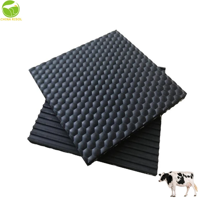 Cow Cushion 17mm Thickness Cattle Rubber Mat Horse Stall Rubber Mat Industrial Rubber Sheet Cow Mattress