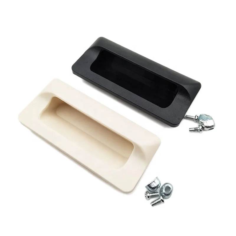 AP-183-2 Whole Sale Price Plastic Flush takigen  Pull Hidden Handle Recessed Furniture Hardware Concealed Hidden Cabinet Handle