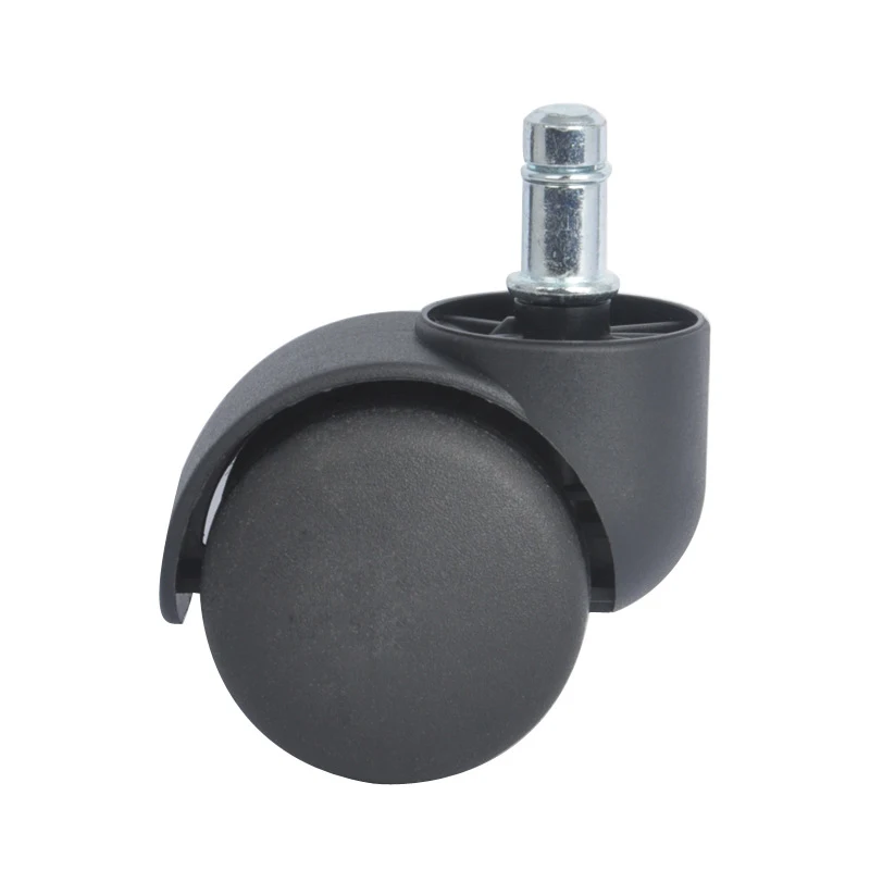 3 Inch Office Chair Caster Wheels Black Barrel Chairs with Casters