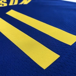 75th  Anniversary High Quality Heat Pressed  Custom Name Curry Thompson Wiggins Iguodala Golden State Basketball Jersey