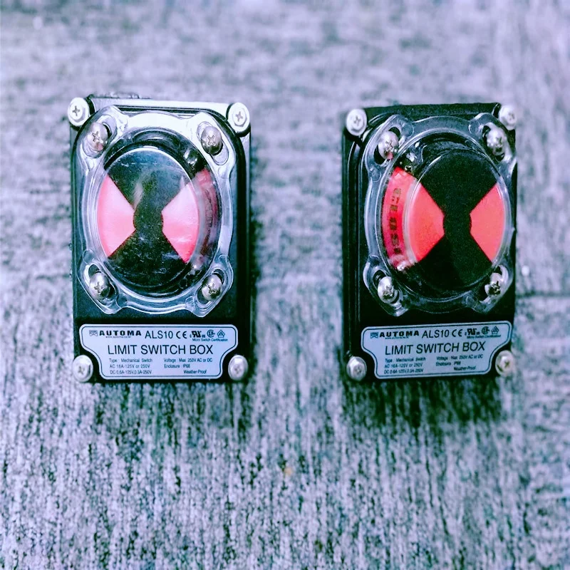 high quality  and hot selling  red and black colour original 125-250 V AC/DC water-proof IP66  limit switches for model ALS10