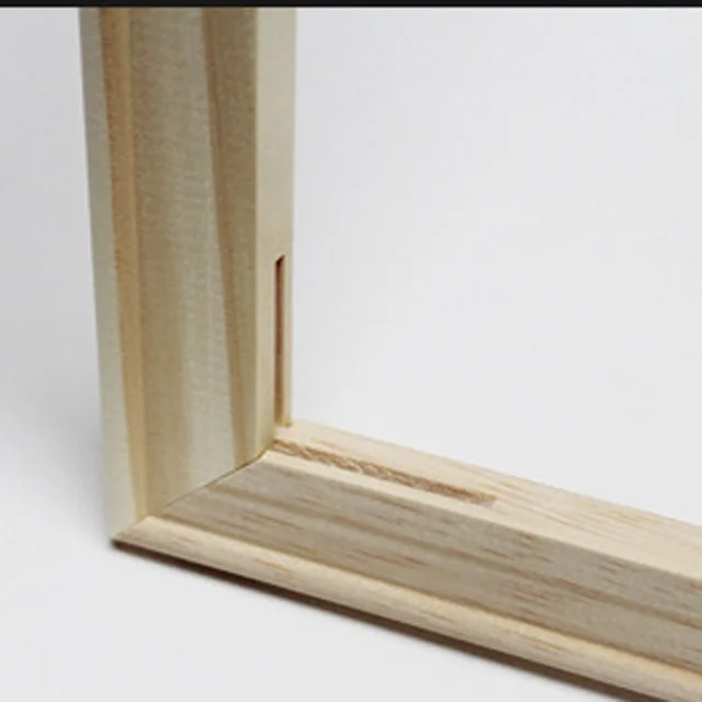 
Wood stretcher bar for wood frame 