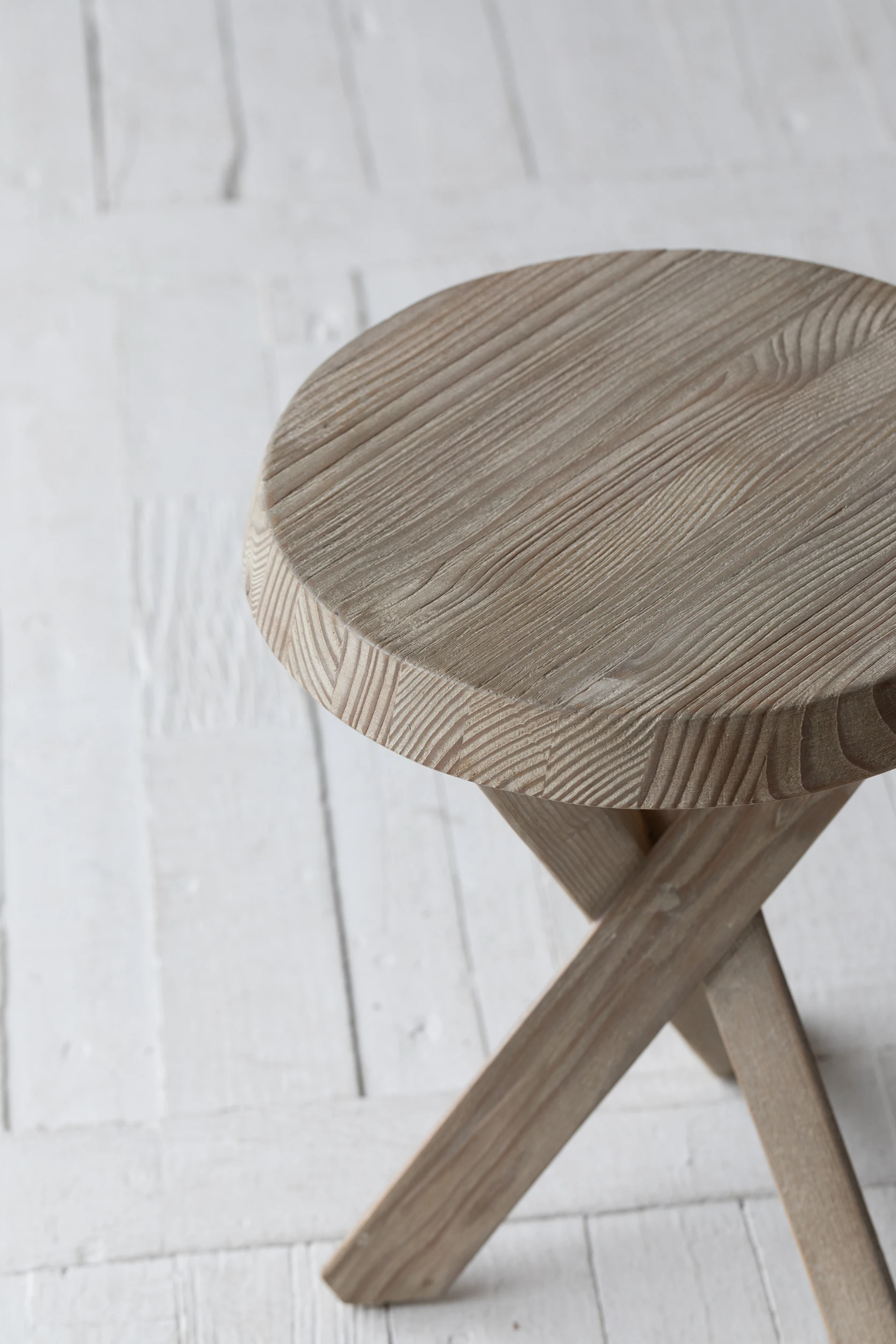Mid century Vintage Style Multifunctional Reclaimed Wooden Side Table Wood Decoration End