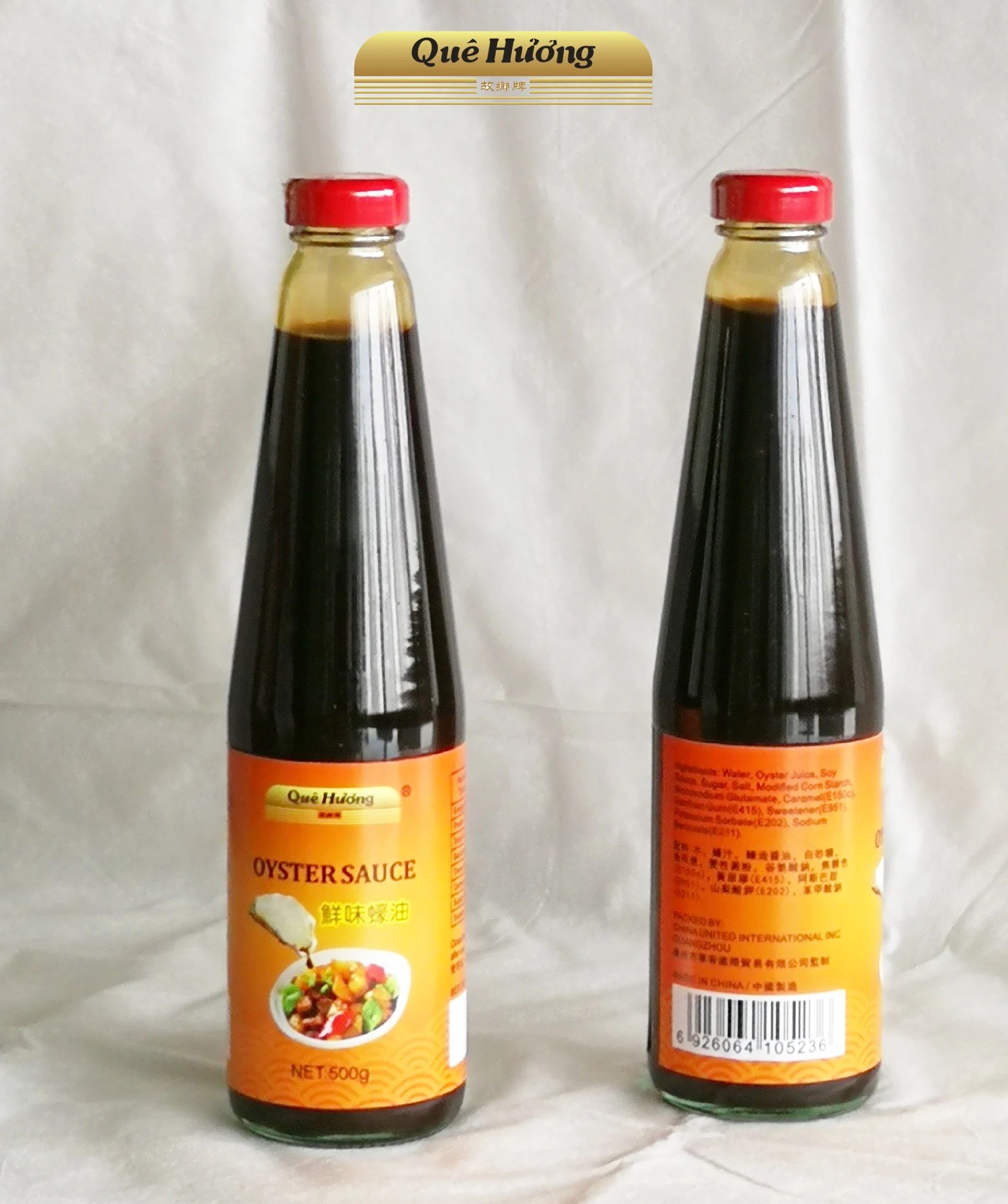 510g Oyster Flavoured Sauce On Sale Factory Price Oyster Sauce of Que Huong Brand Delicious Perfect For Asian Cuisine