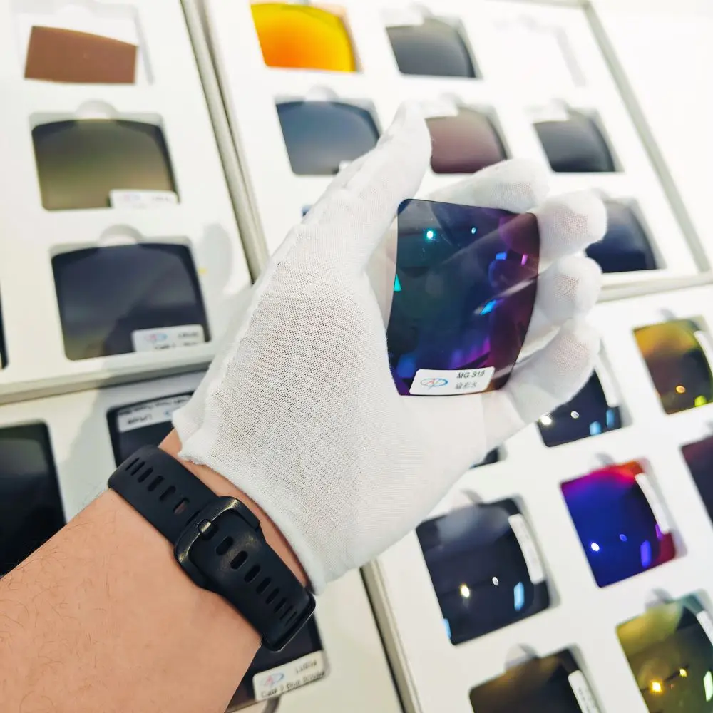 lens customized base color Tac Mirror  lenses-tac polarized lenses/sunglasses lenses-tacpl lens with photochromic For Sports