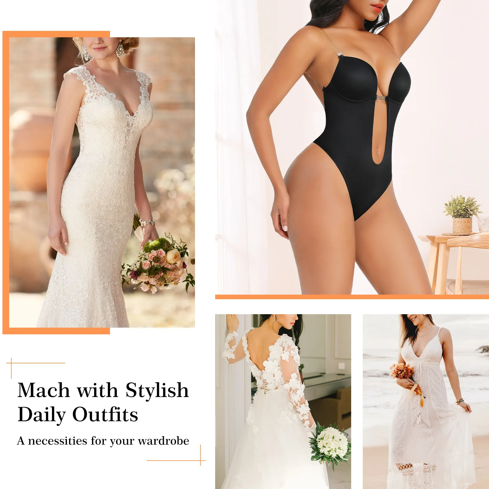 Waistdear Dropshipping Women Slimming Thong Tummy Control  Abdomen Control backless women Shapewear Body Shaper bodysuit