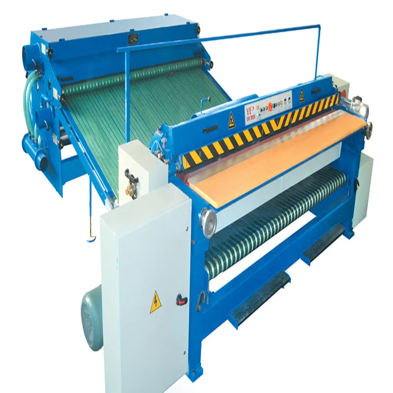 GMGT2 through feed cow sheep skin leather grinding buffing machine polisher with dust collector for finishing