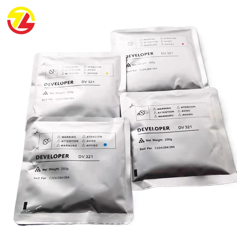 Hot Selling  DV321 DV-321 developer for Konica Minolta Bizhub C224 C284 C364 C 224 284 364  OEM Powder