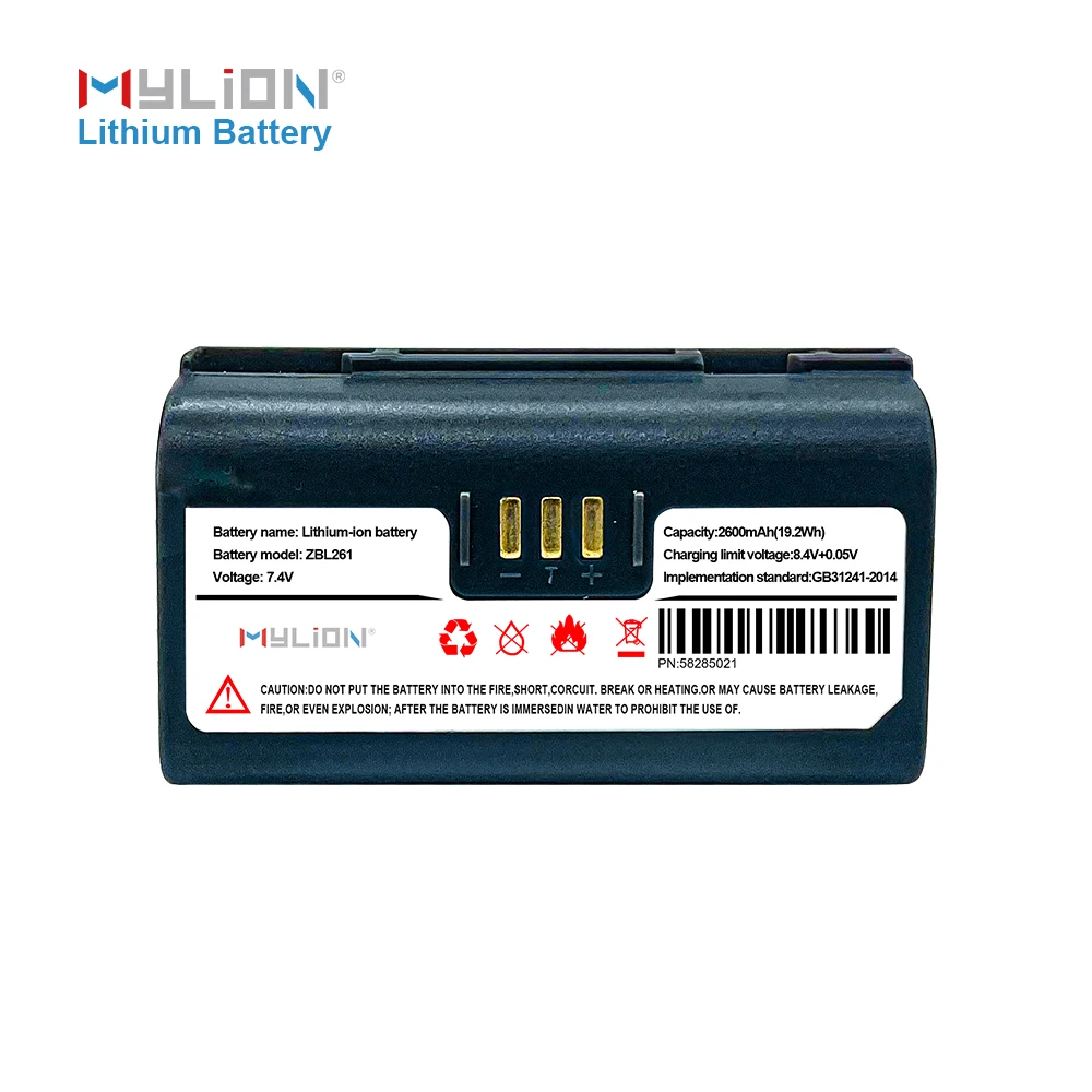 High Capacity 2600mAh 7.4V 18650 Cylindrical Lithium Ion Battery Pack With Case For Portable Devices Market