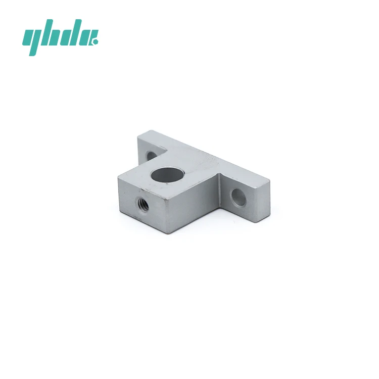New GCJ08 3mm 20mm 50mm Shaft Aluminum Linear Motion Rail Clamping Guide Support Screw Fixing Shaft Support for CNC Machine